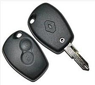 Renault 2 button remote key shell, NE-38P blade