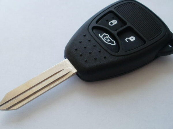 Chrysler Dodge Jeep 3 button remote key shell