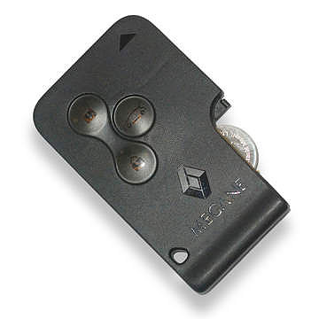 Renault Megane 3 button card shell