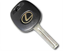 LEXUS transponder key with short blade