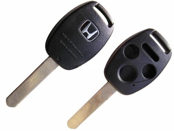 Honda 3 button remote key shell with panic