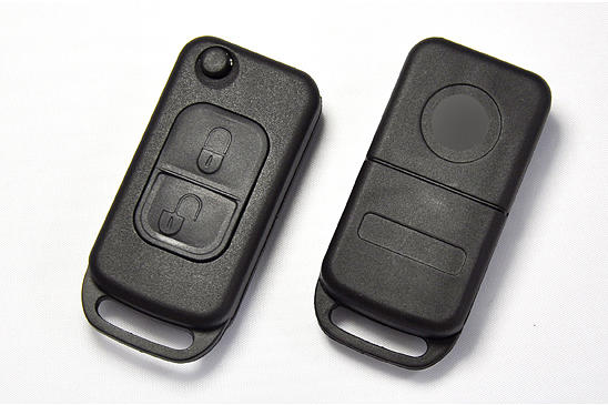 MB 2 button flip open key with ME-7.P blade