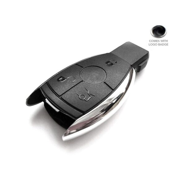 MB Smart silver 3 button shell withou battery