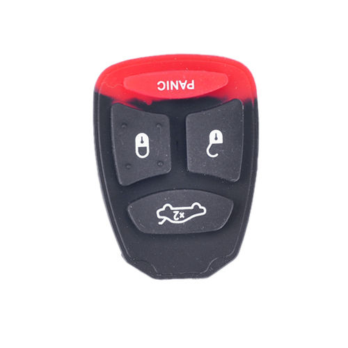 Chrysler 3+1 button big rubber pad